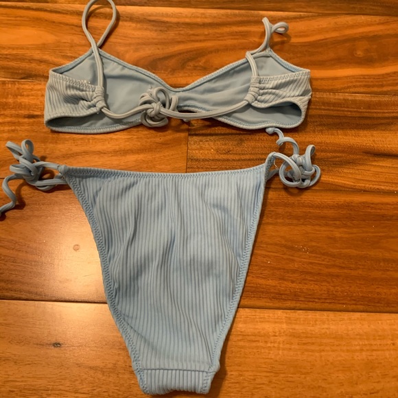 Pacsun cute baby blue bikini - Picture 2 of 4